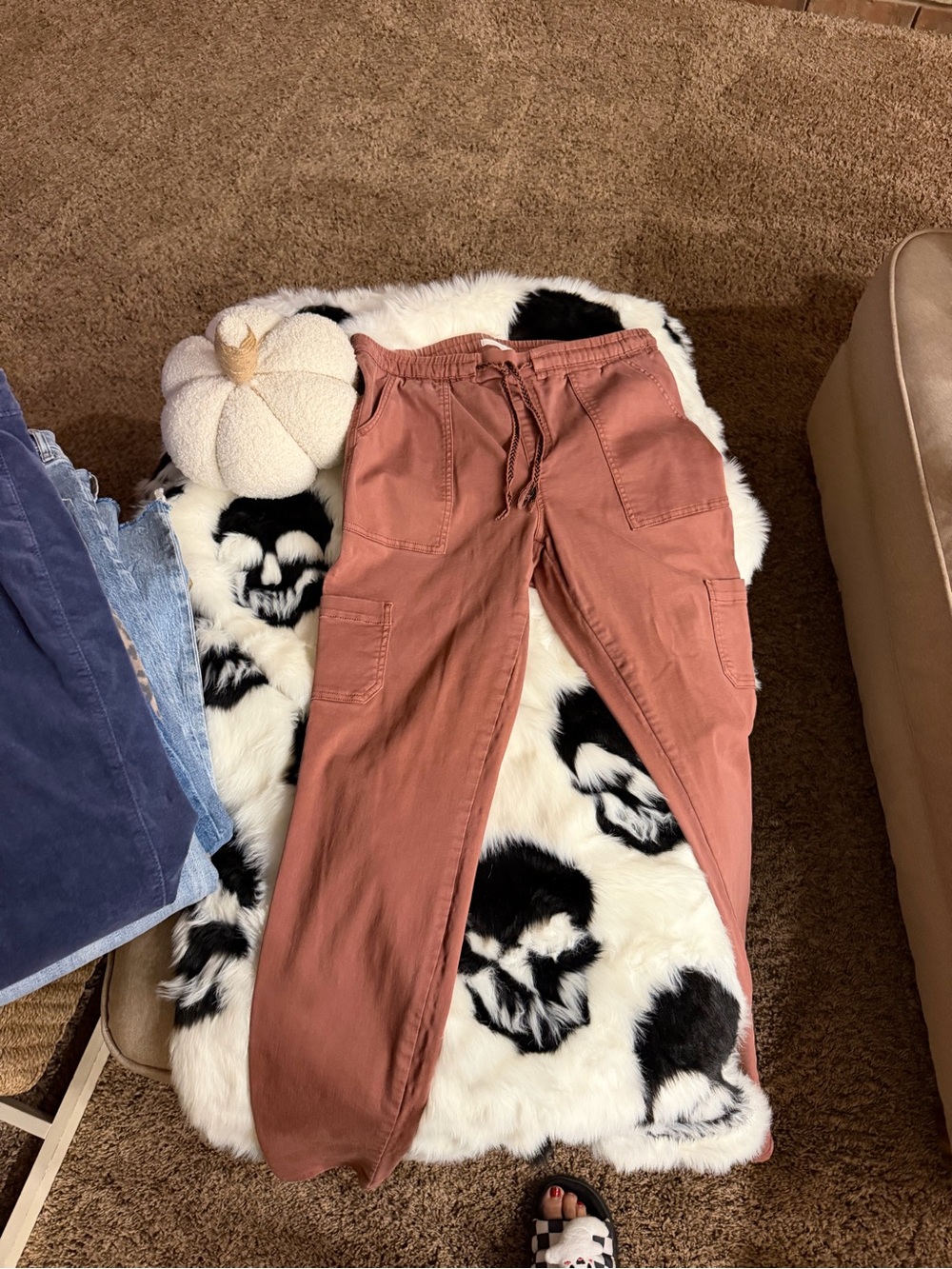 Maurices Women's Boyfriend Jeans in Dusty Rose